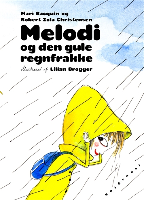 Billede af Melodi og den gule regnfrakke