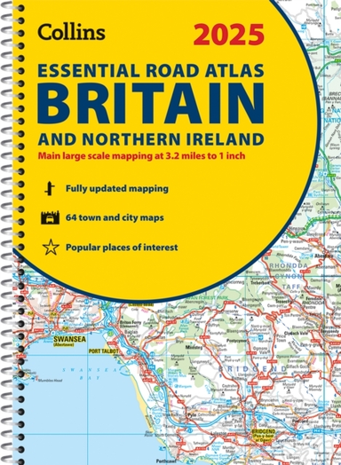 2025 Collins Essential Road Atlas Britain And Northern Irela