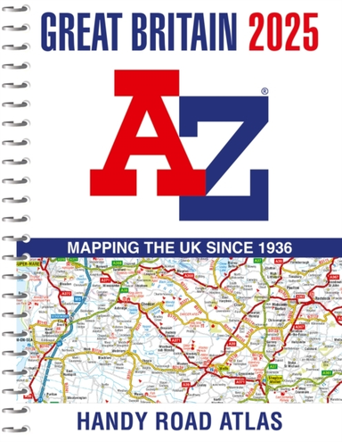Great Britain A-Z Handy Road Atlas 2025 A5 Spiral