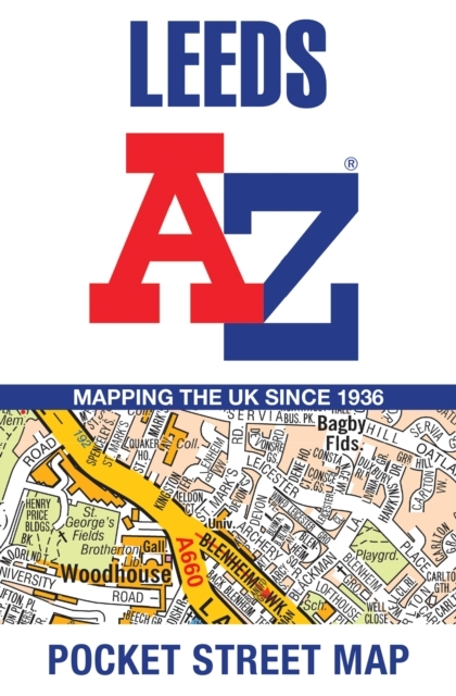 Leeds A-Z Pocket Street Map