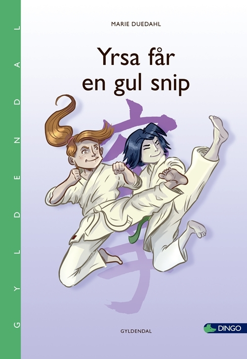 Billede af Yrsa får en gul snip
