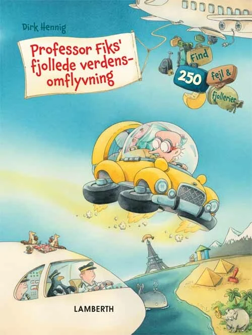 Billede af Professor Fiks' fjollede verdensomflyvning