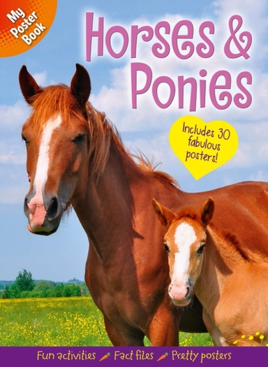 My Poster Book: Horses & Ponies Includes 30 Fabulous Posters
