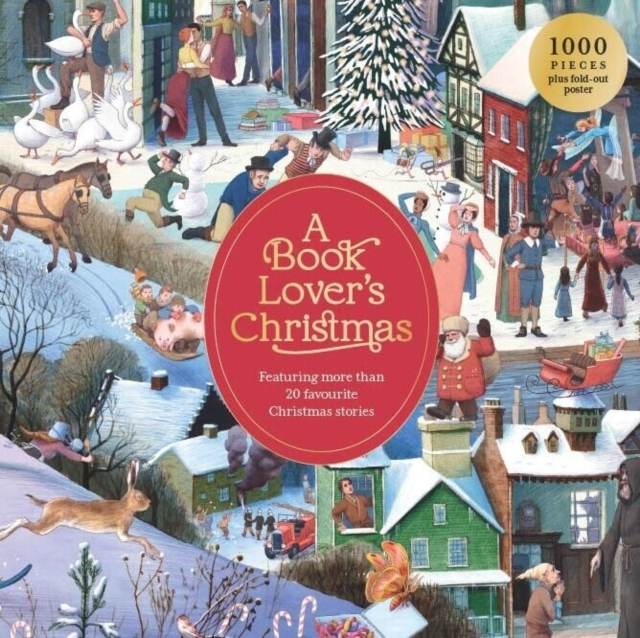 A Book Lover's Christmas A 1000-Piece Jigsaw Puzzle