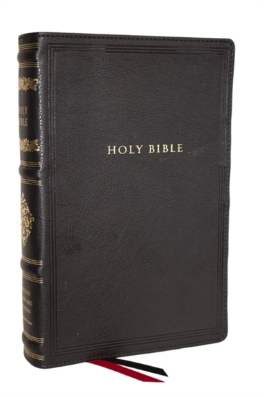 Rsv Personal Size Bible With Cross References, Black Leather