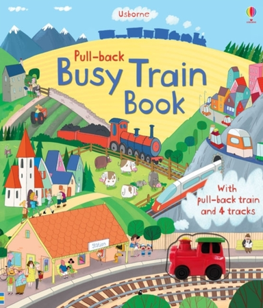 Pull-Back Busy Train Book