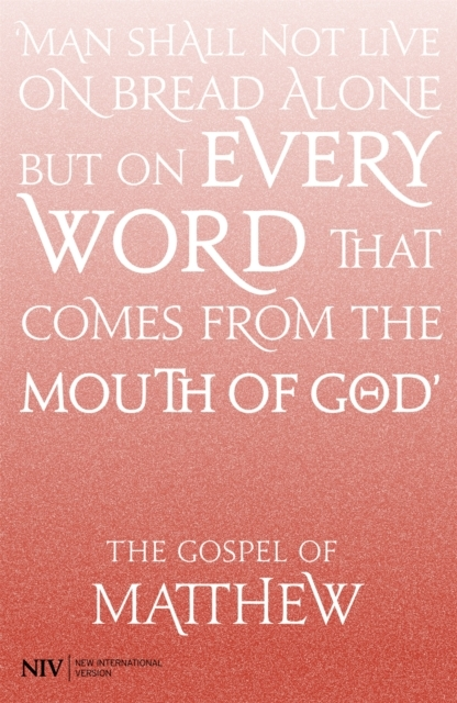 Niv Gospel Of Matthew