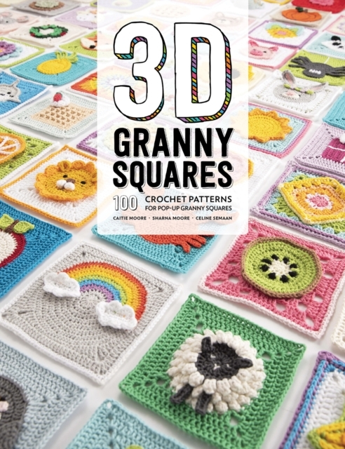 Billede af 3D Granny Squares 100 Crochet Patterns For Pop-Up Granny Squ