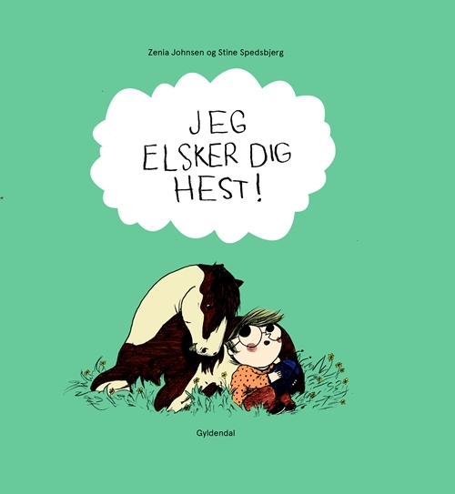 Billede af Jeg elsker dig hest