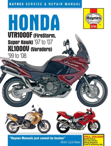 Honda Vtr1000F Firestorm, Super Hawk 97 - 07 & Xl1000V Varad
