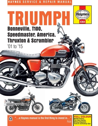 Triumph Bonneville, T100, Speedmaster, America, Thruxton & S
