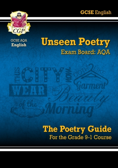 Gcse English Aqa Unseen Poetry Guide - Book 1 Includes Onlin