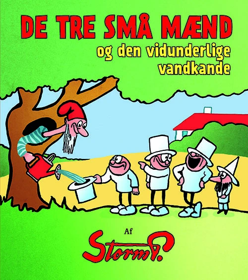 Billede af Storm P. - De tre små mænd og den vidunderlige vandkande
