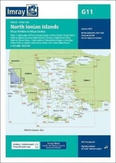 Imray Chart G11North Ionian Islands