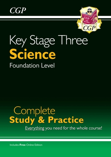 KS3 Science Complete Revision & Practice – Foundation (includes Online Edition, Videos & Quizzes)