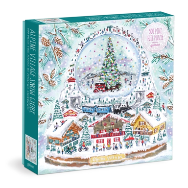 Michael Storrings Alpine Village Snowglobe 500 Piece Foil Pu