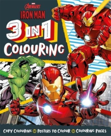 Marvel Avengers Iron Man 3 In 1 Colouring