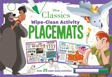 Disney Classics Wipe-Clean Activity Placemats