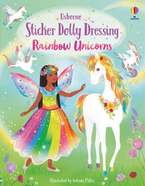 Billede af Sticker Dolly Dressing Rainbow Unicorns