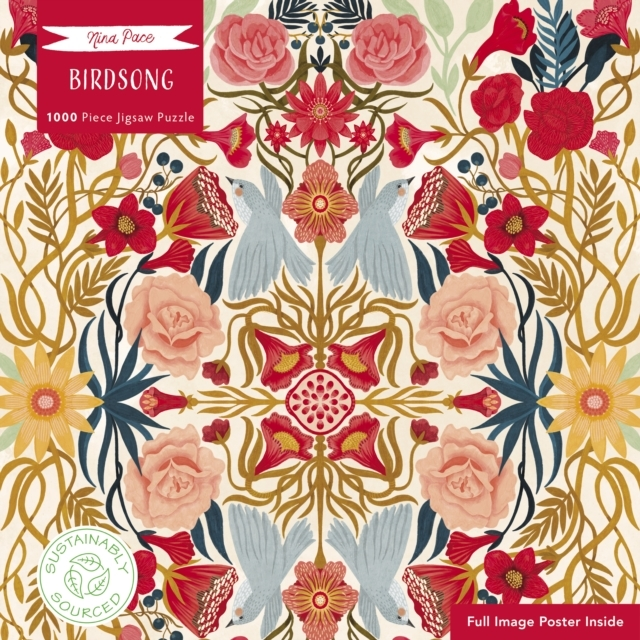 Adult Sustainable Jigsaw Puzzle Nina Pace Birdsong1000-Piec
