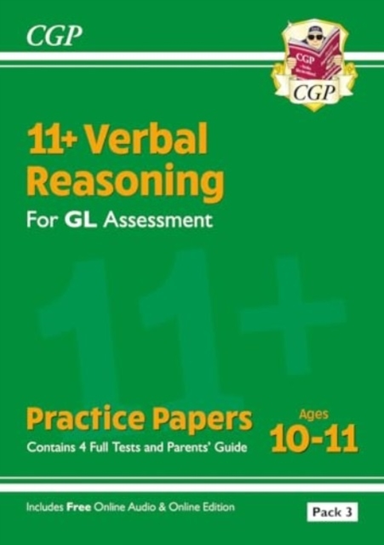 11+ Gl Verbal Reasoning Practice Papers Ages 10-11 - Pack 3
