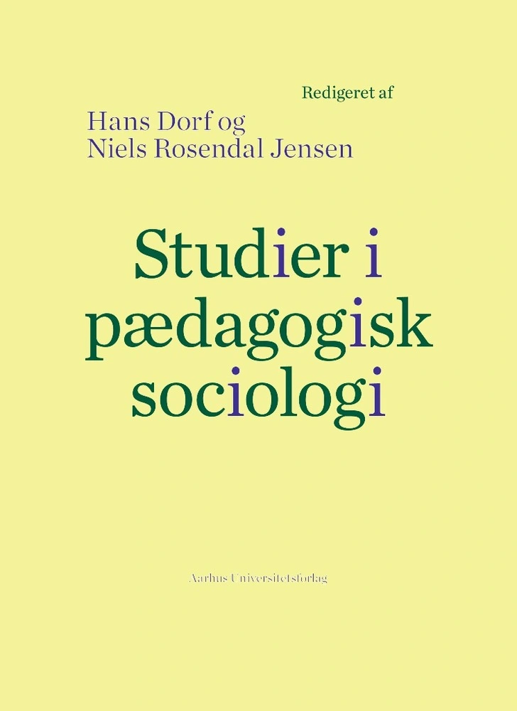 Billede af Studier i pædagogisk sociologi