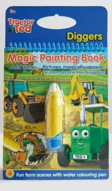 Tractor Ted Magic Painting Book - Diggers