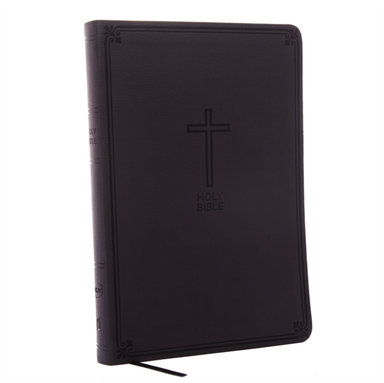 Nkjv, Value Thinline Bible, Large Print, Charcoal Leathersof