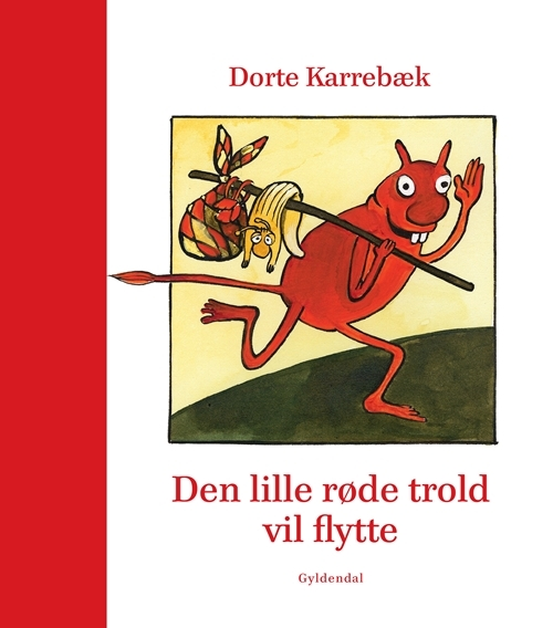 Billede af Den lille røde trold vil flytte