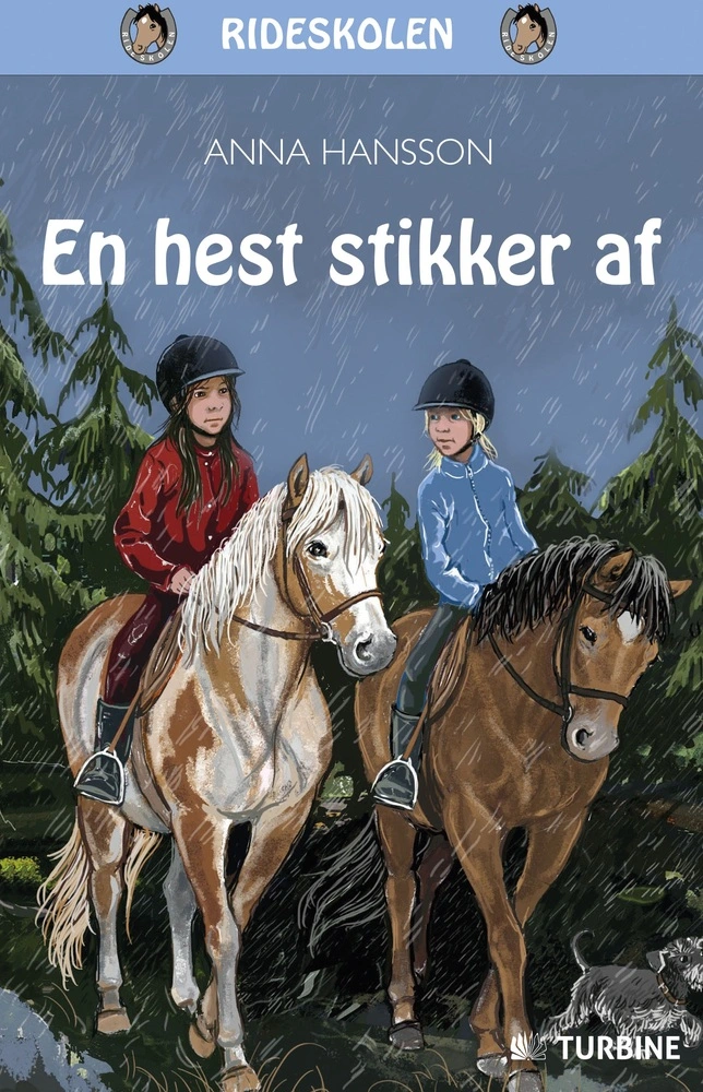 Billede af En hest stikker af