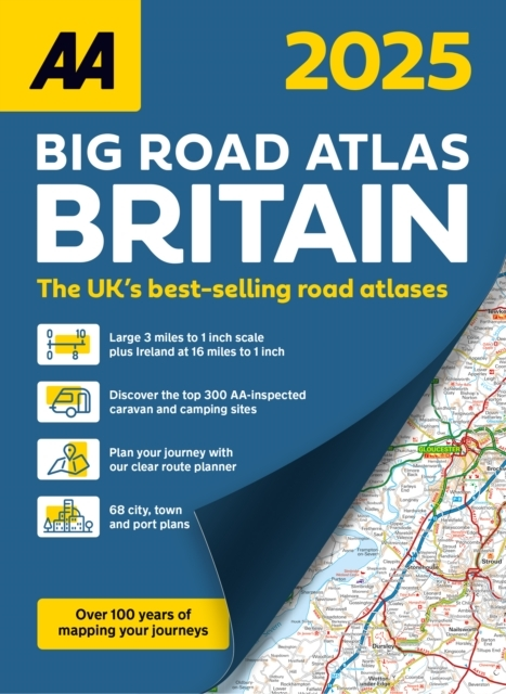 Billede af Aa Big Road Atlas Britain 2025