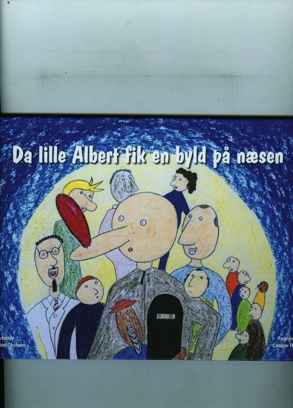 Billede af Da lille Albert fik en byld på næsen