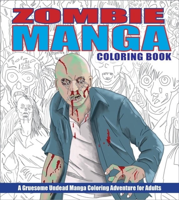 Billede af Zombie Manga Coloring Book A Gruesome Undead Manga Coloring