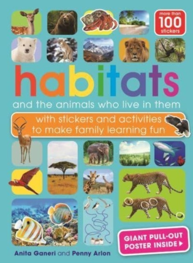 Habitats And The Animals Who Live In Themwith Stickers And A
