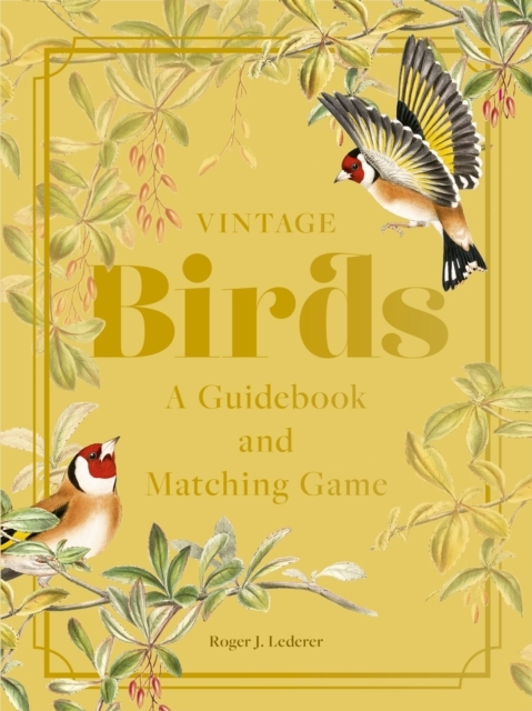 Vintage Birdsa Guidebook And Matching Game