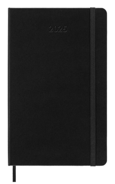 Moleskine 2025 12-Month Weekly Large Hardcover Notebook Black