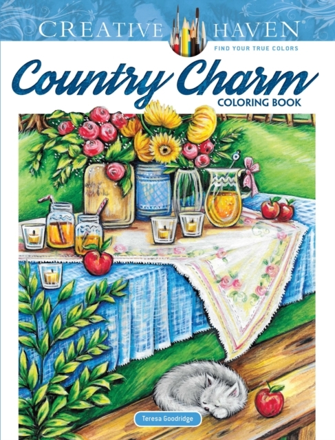 Billede af Creative Haven Country Charm Coloring Book