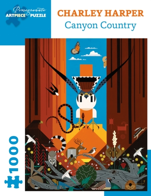 Charley Harper Canyon Country 1000-Piece Jigsaw Puzzle