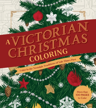 A Victorian Christmas Coloring Book Color In The Nostalgic T