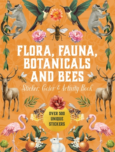 Flora, Fauna, Botanicals, And Bees Sticker, Color & Activity