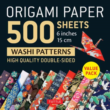 Origami Paper 500 Sheets Japanese Washi Patterns 6" 15 Cm Do