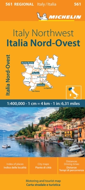 Billede af Italy Northwest - Michelin Regional Map 561Map