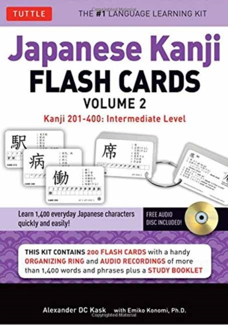 Billede af Japanese Kanji Flash Cards Kit Volume 2Kanji 201-400 Jlpt I