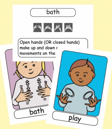 Let'S Sign Bsl Flashcards Early Years And Baby Signs (Britis