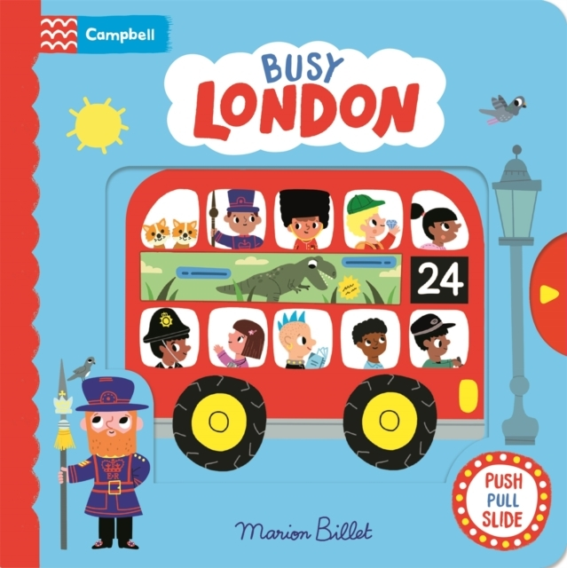 Billede af Busy London A Push, Pull And Slide Book