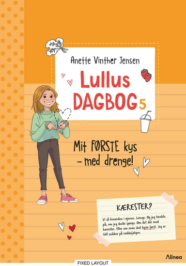 Lullus dagbog 5, Mit første kys - med drenge!, Rød Læseklub