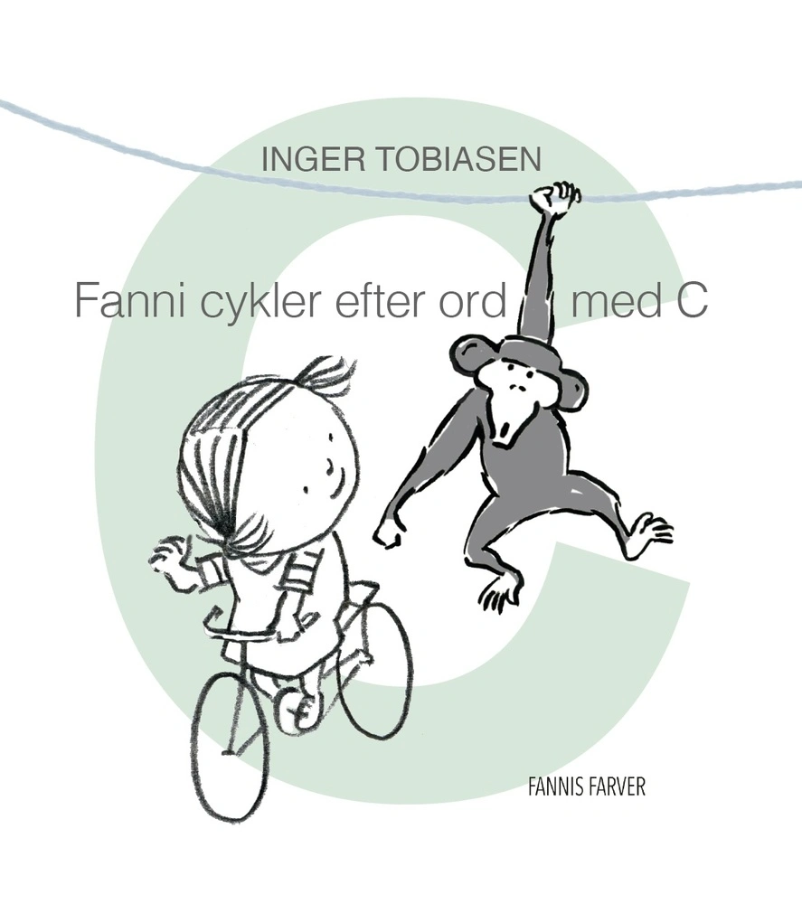 Billede af Fanni cykler efter ord med C