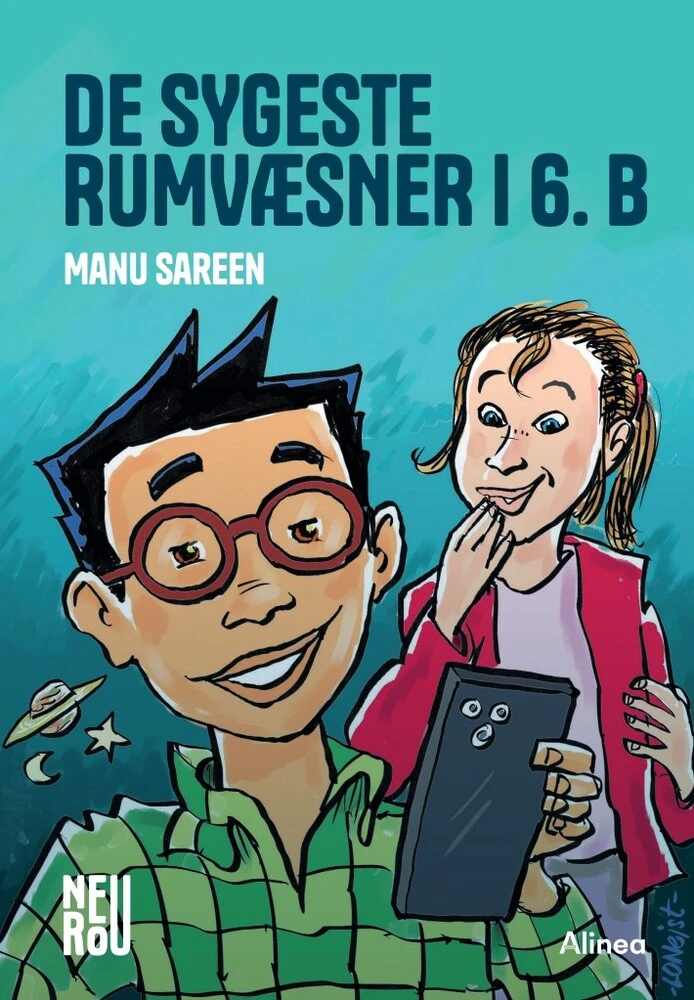 Billede af De sygeste rumvæsner i 6.b, Tariq og Ida 1, Neuro, Læseklub