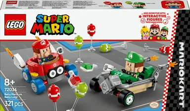 72034 LEGO Super Mario Mario Kart™ – Baby Mario mod Baby Luigi