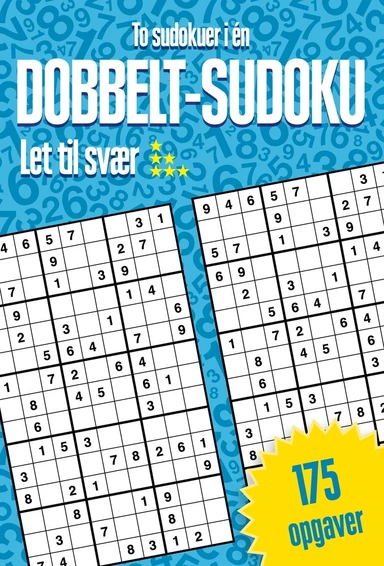 Dobbelt-sudoku : To sudokuer i én